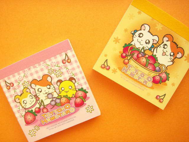 Kawaii cute tottoko hamutaro mini memo pads hamster japan