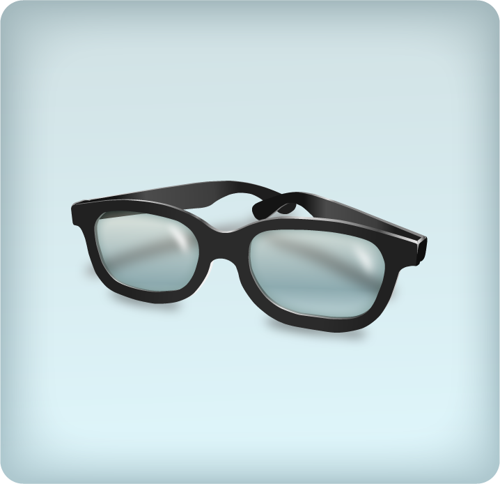 Illustrated spectacles