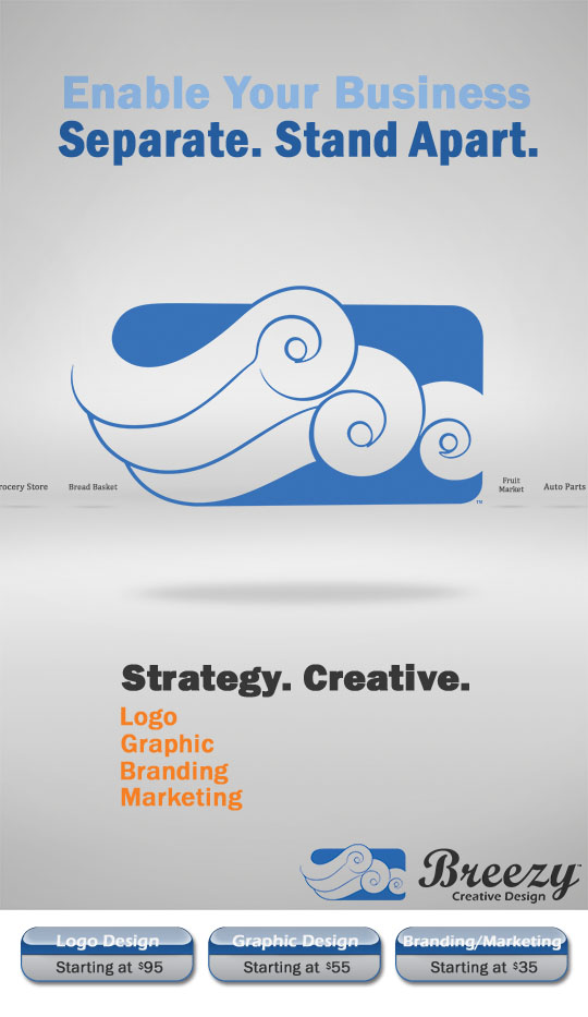 Breezy creative design promotion