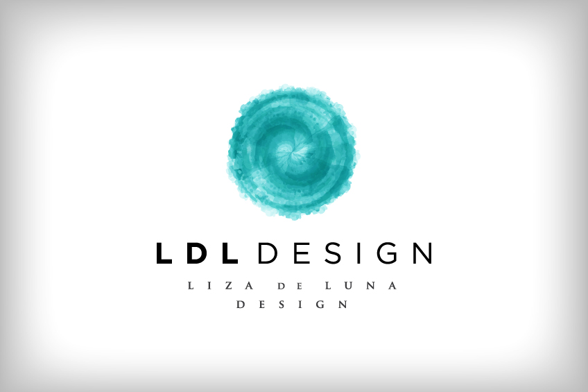 Liza de luna logo design