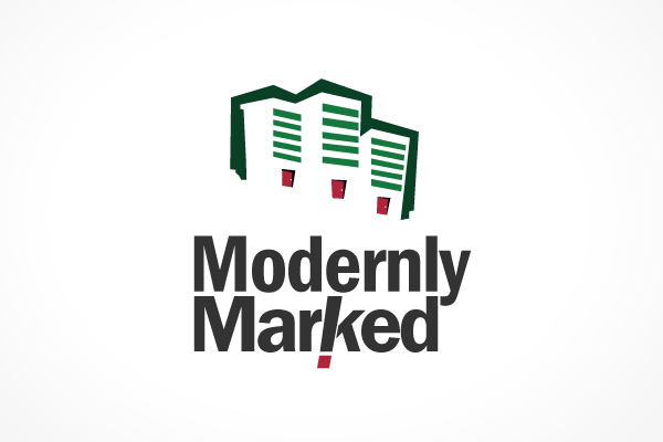 Modernly marked logo design  architecture firm