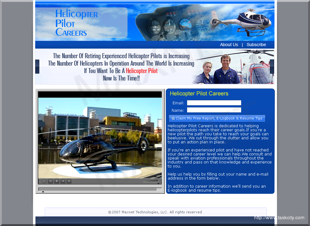 Helicopter website
