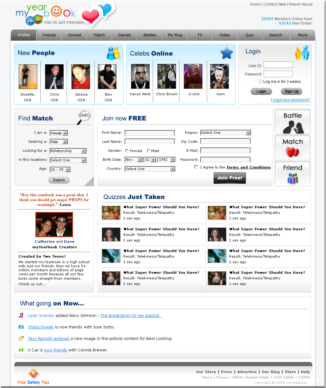 Social networking community portal 9715