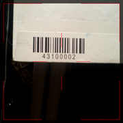 Barcode reader thumb