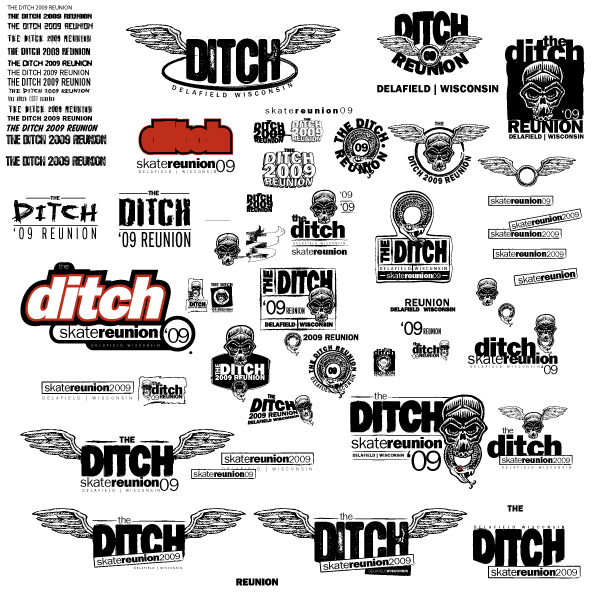 Ditch logo sketch pad