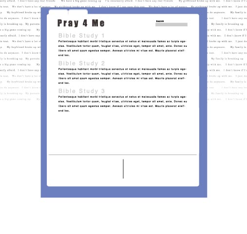 Pray4meweb content