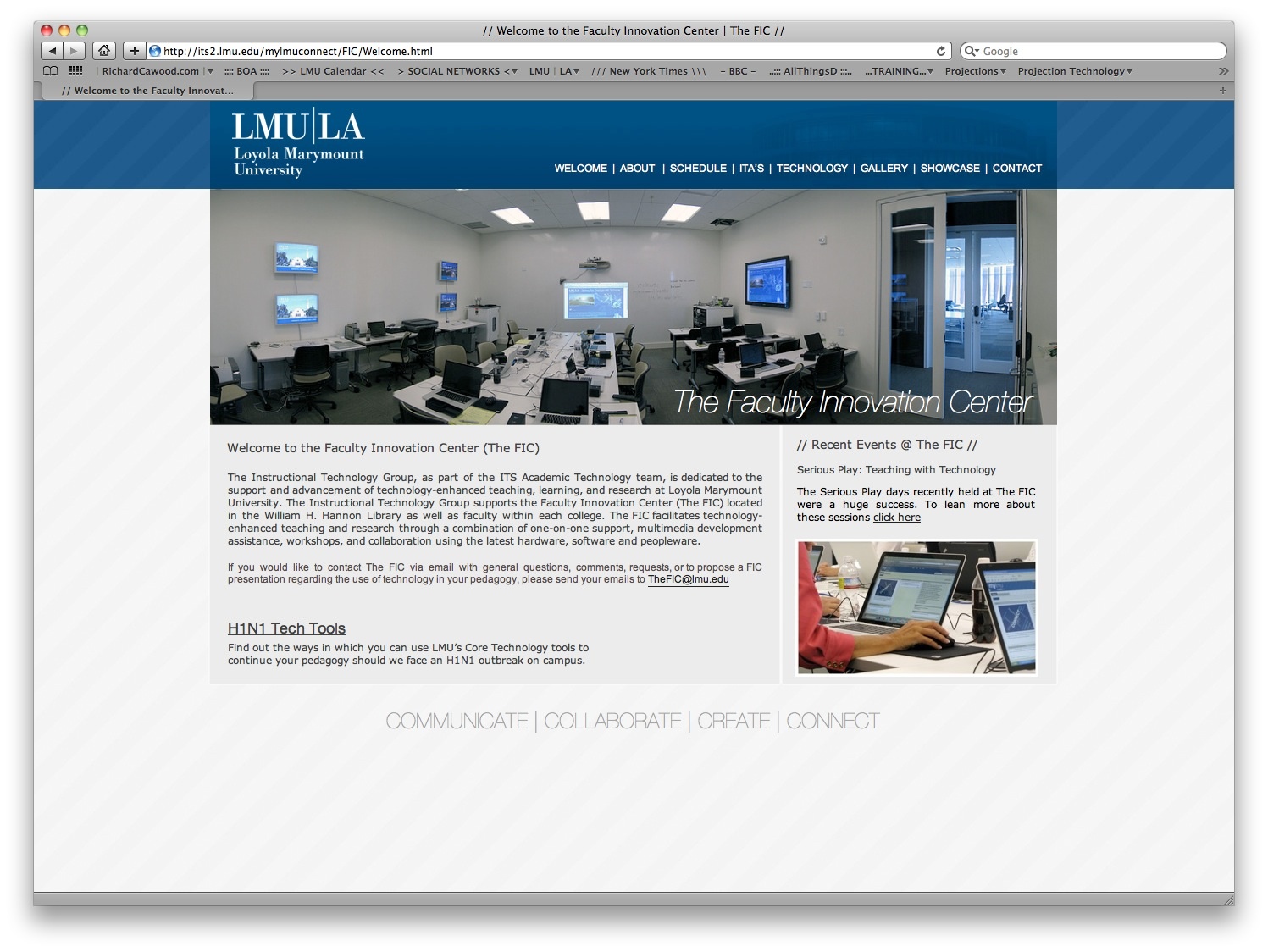 The new faculty innovation center website   the fic fd0004
