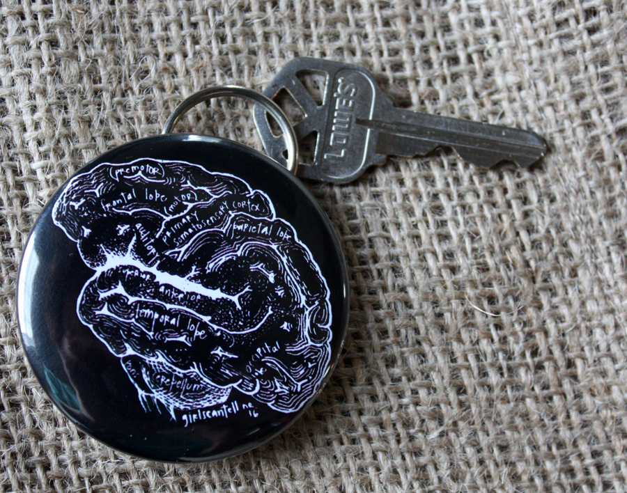 Brain bottle opener