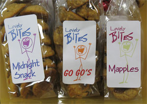 Lovely bites cookie labels