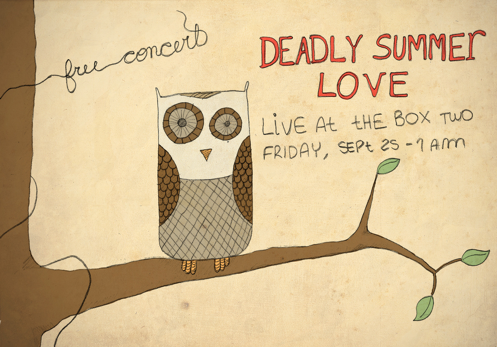 Deadly summer love poster