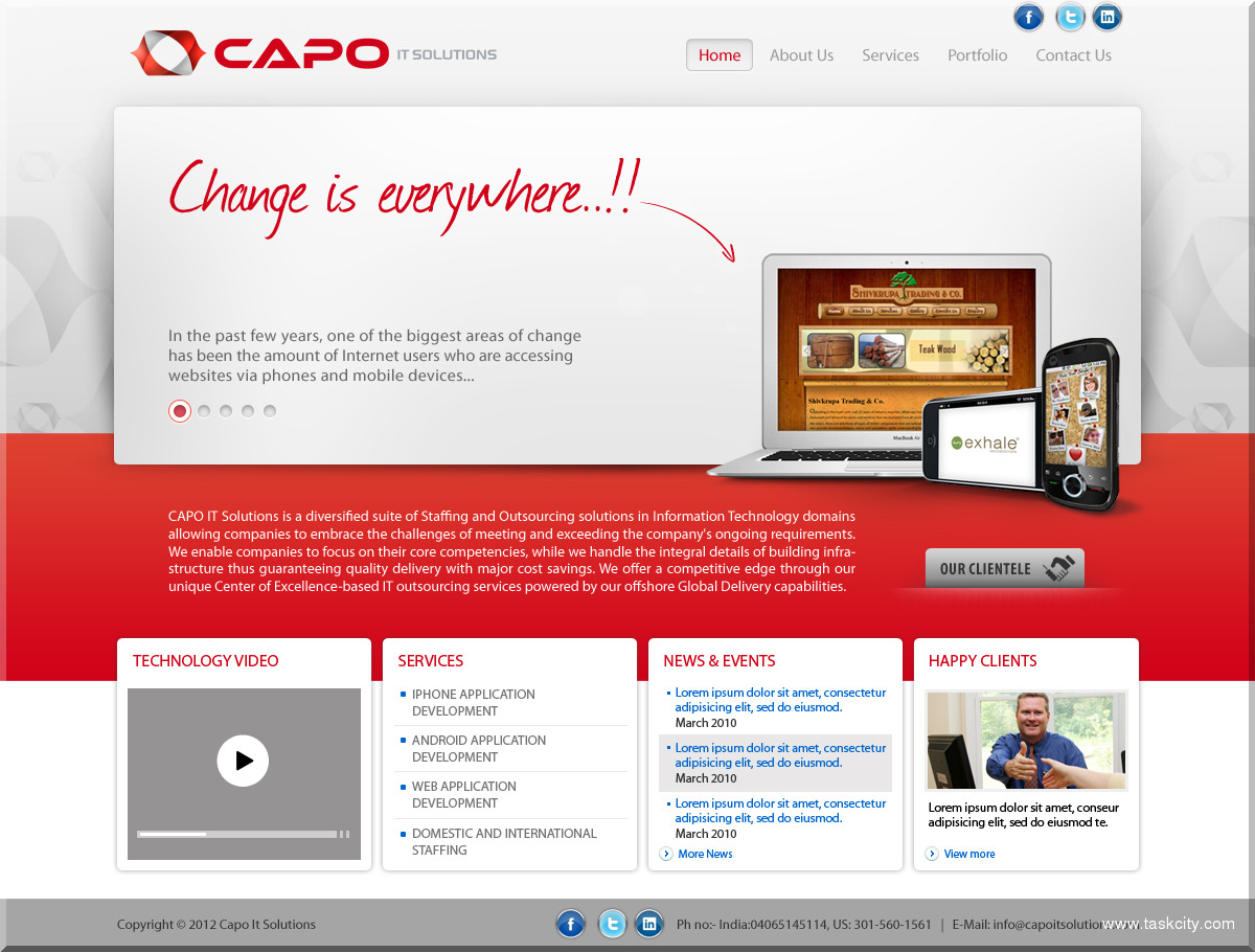 Capo website updated